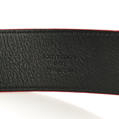 Louis Vuitton X SUPREME Monogram 40mm LV Initiales Belt 44 110 Red Red 3 of 9