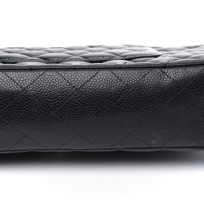 Chanel Caviar Quilted Medium Double Flap Black 29 of 39