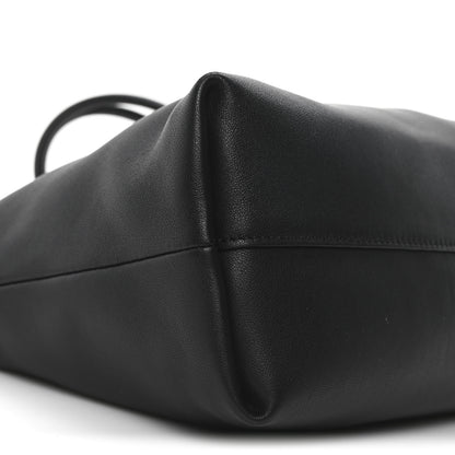 Loewe Mellow Nappa Medium Donut Chain Flamenco Knot Clutch Black 8 of 9