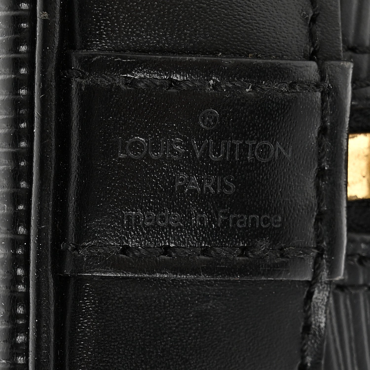Louis Vuitton Epi Alma PM Black 6 of 10