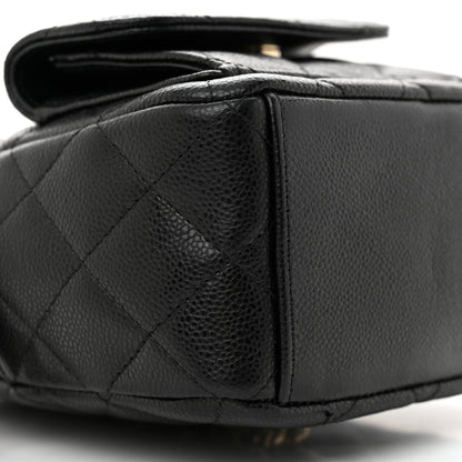 Chanel Caviar Quilted CC Mini Classic Backpack Black 9 of 12