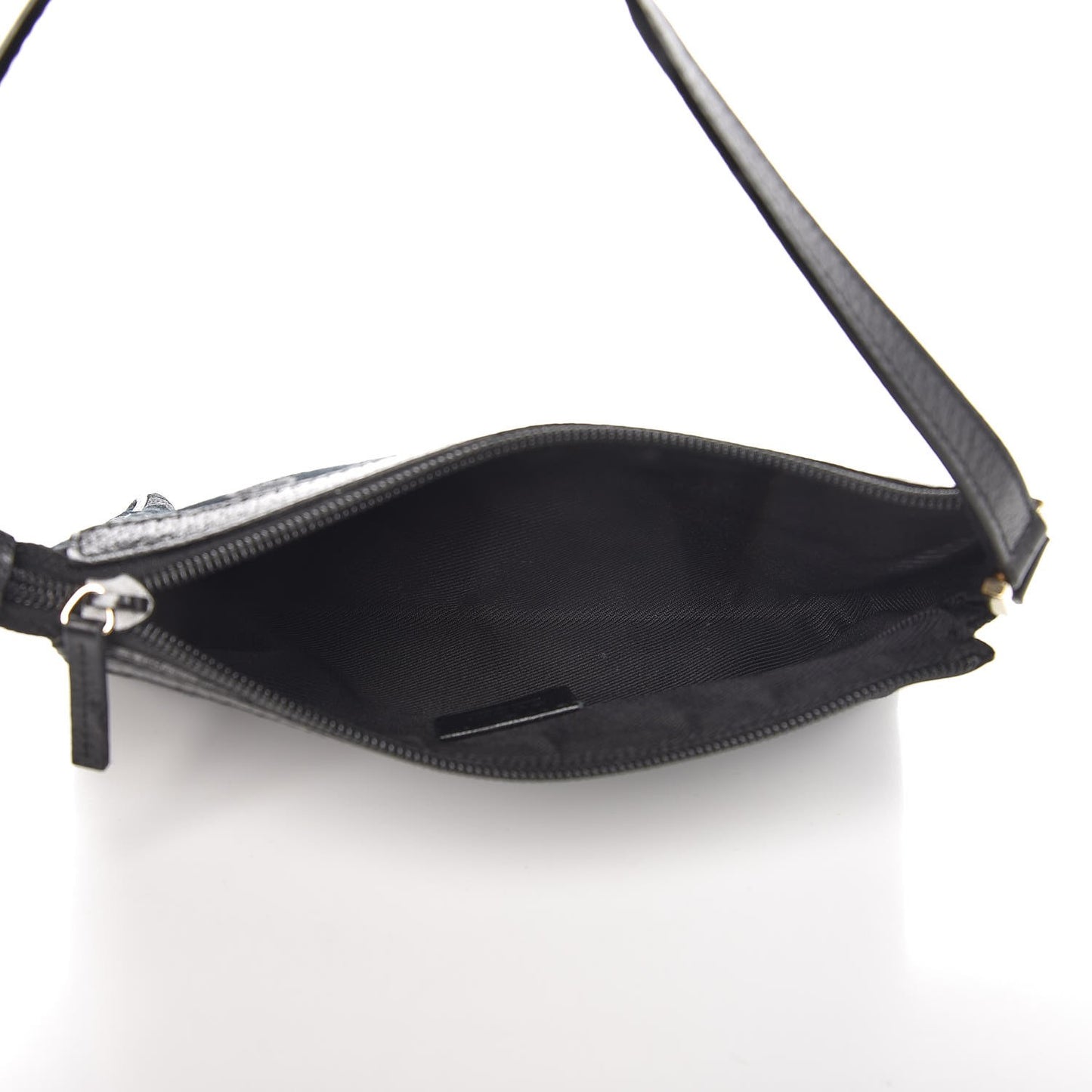 Monogram D Ring Cosmetic Case Bag Black