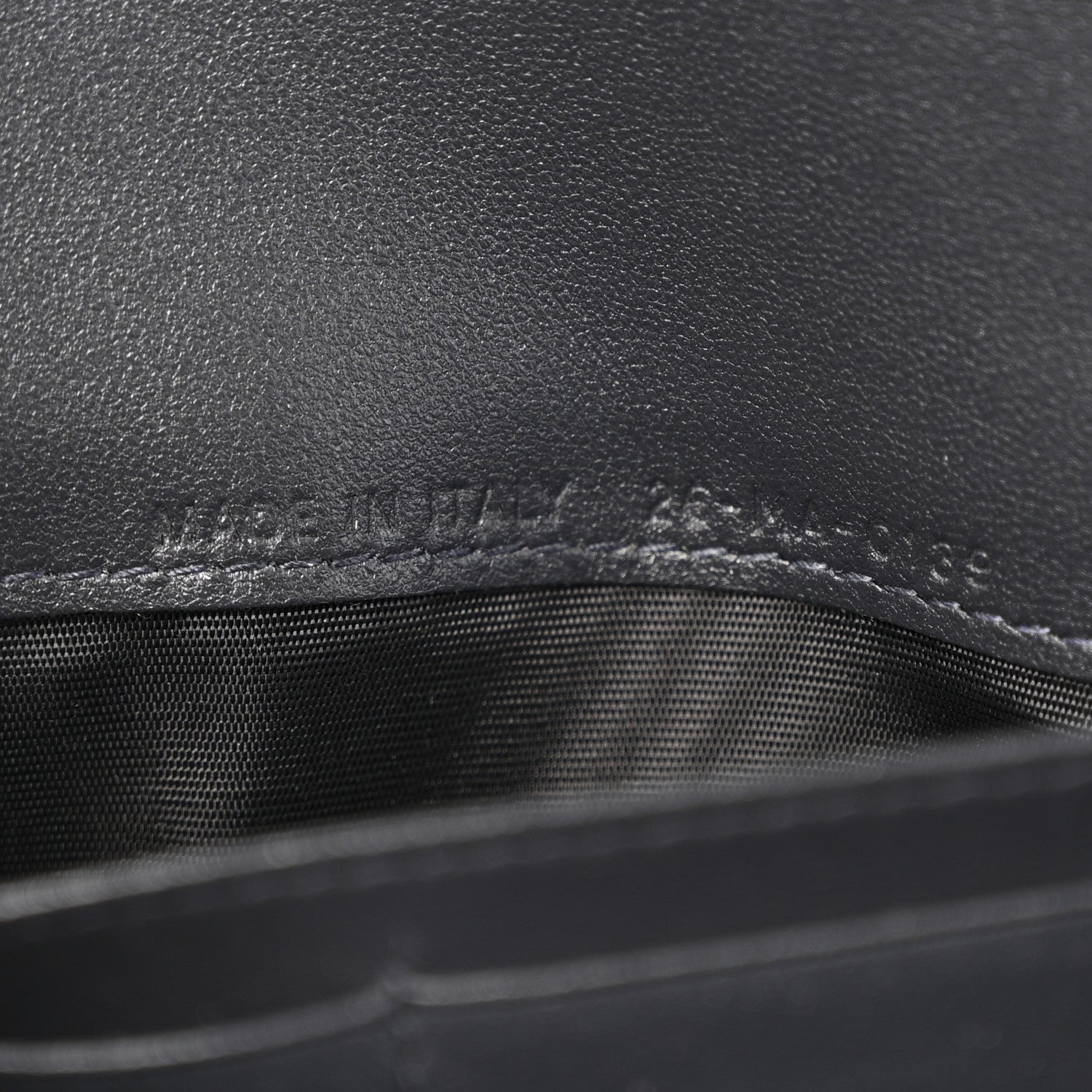 Christian Dior Metallic Patent Micro-Cannage Diorama Croisiere Chain Wallet Champagne 7 of 16