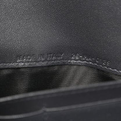 Christian Dior Metallic Patent Micro-Cannage Diorama Croisiere Chain Wallet Champagne 7 of 16