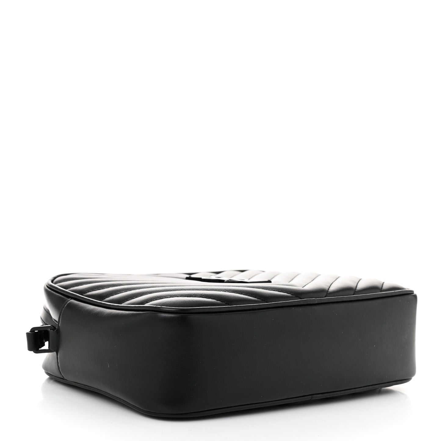 Calfskin Matelasse Monogram Monochrome Lou Camera Bag Black
