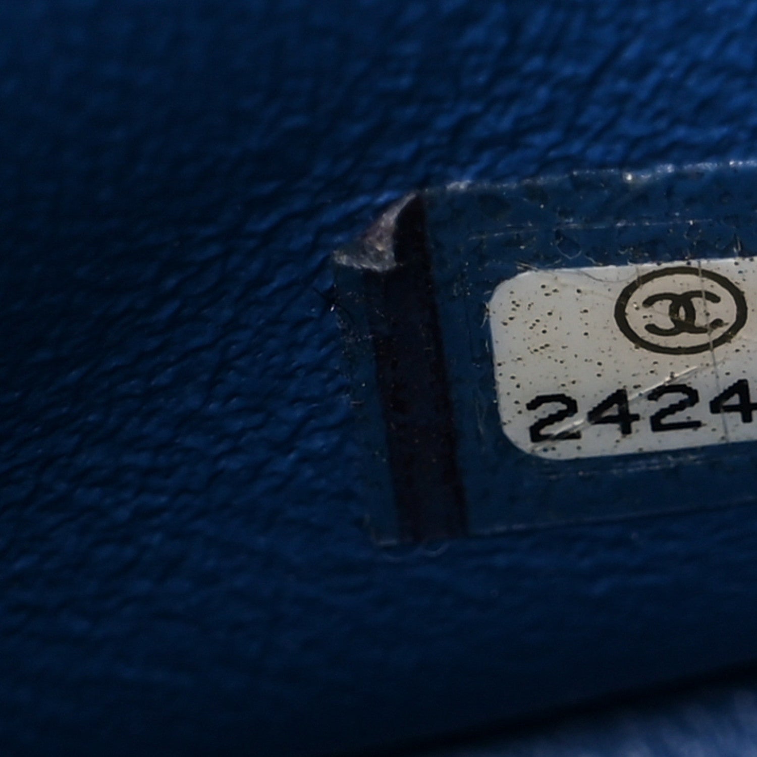 Chanel Lambskin Quilted Mini Square Flap Blue 6 of 8