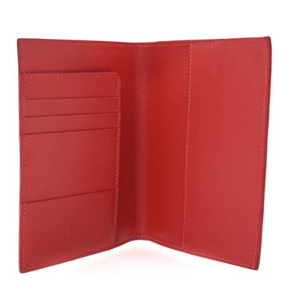 Christian Louboutin Calfskin Studded Loubipass Passport Holder Black 5 of 7