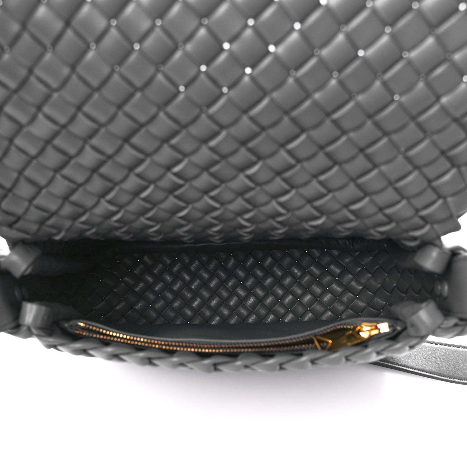 Bottega Veneta Nappa Intrecciato Small Cobble Shoulder Bag Thunder 5 of 12