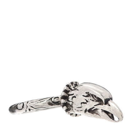 Gucci Sterling Silver Anger Forest Eagle Head Ring 51 5.75 1 of 5