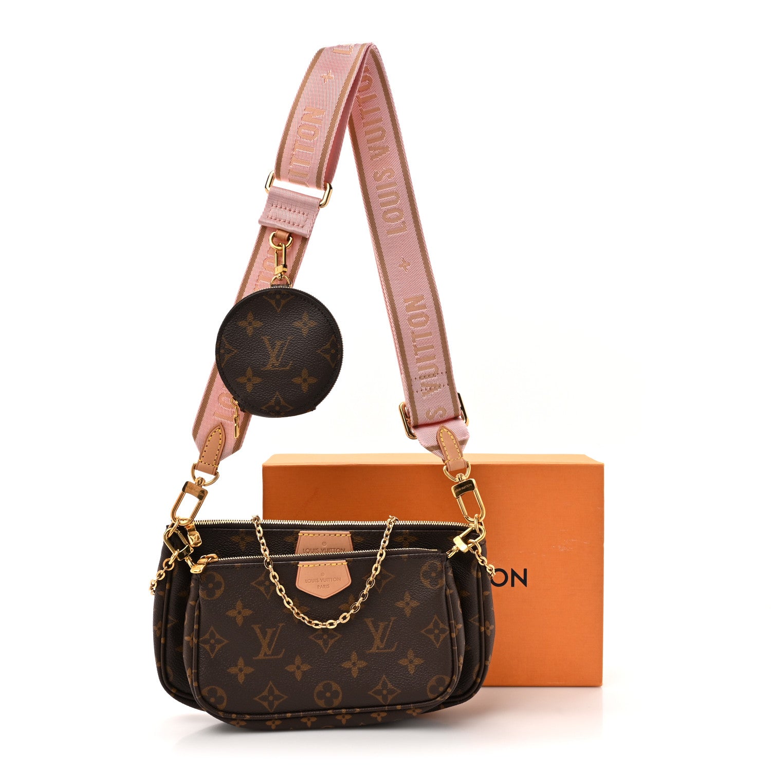 Louis Vuitton Monogram Multi Pochette Accessories Rose Clair 10 of 10