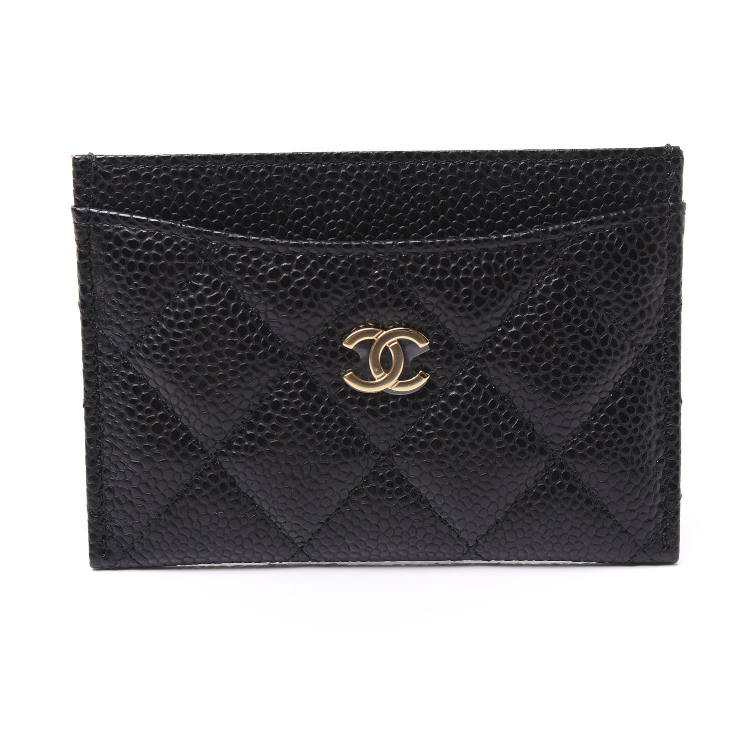 Chanel Caviar Quilted Card Holder Black 10 of 11