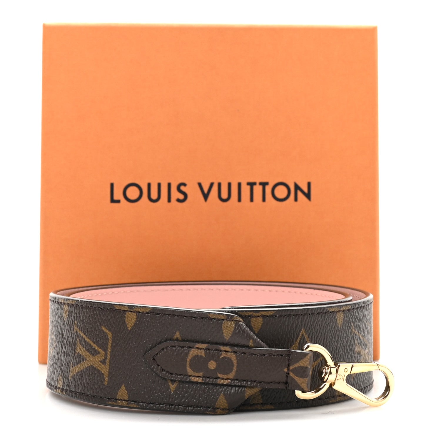 Louis Vuitton Monogram Bandouliere Shoulder Strap  Rose Ballerine 5 of 5