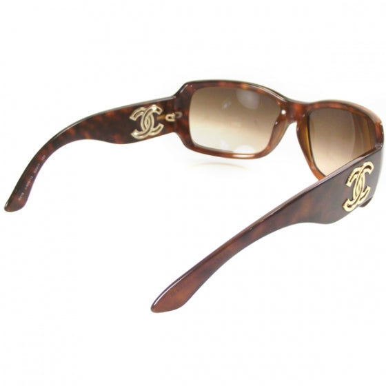 Chanel Tortoise Shell CC Sunglasses 6018 2 of 9