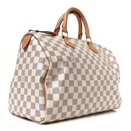 Louis Vuitton Damier Azur Speedy 35 3 of 9