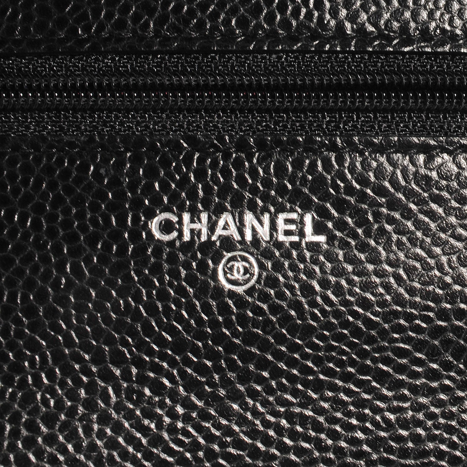 Chanel Caviar Quilted Wallet On Chain WOC Black 6 of 9