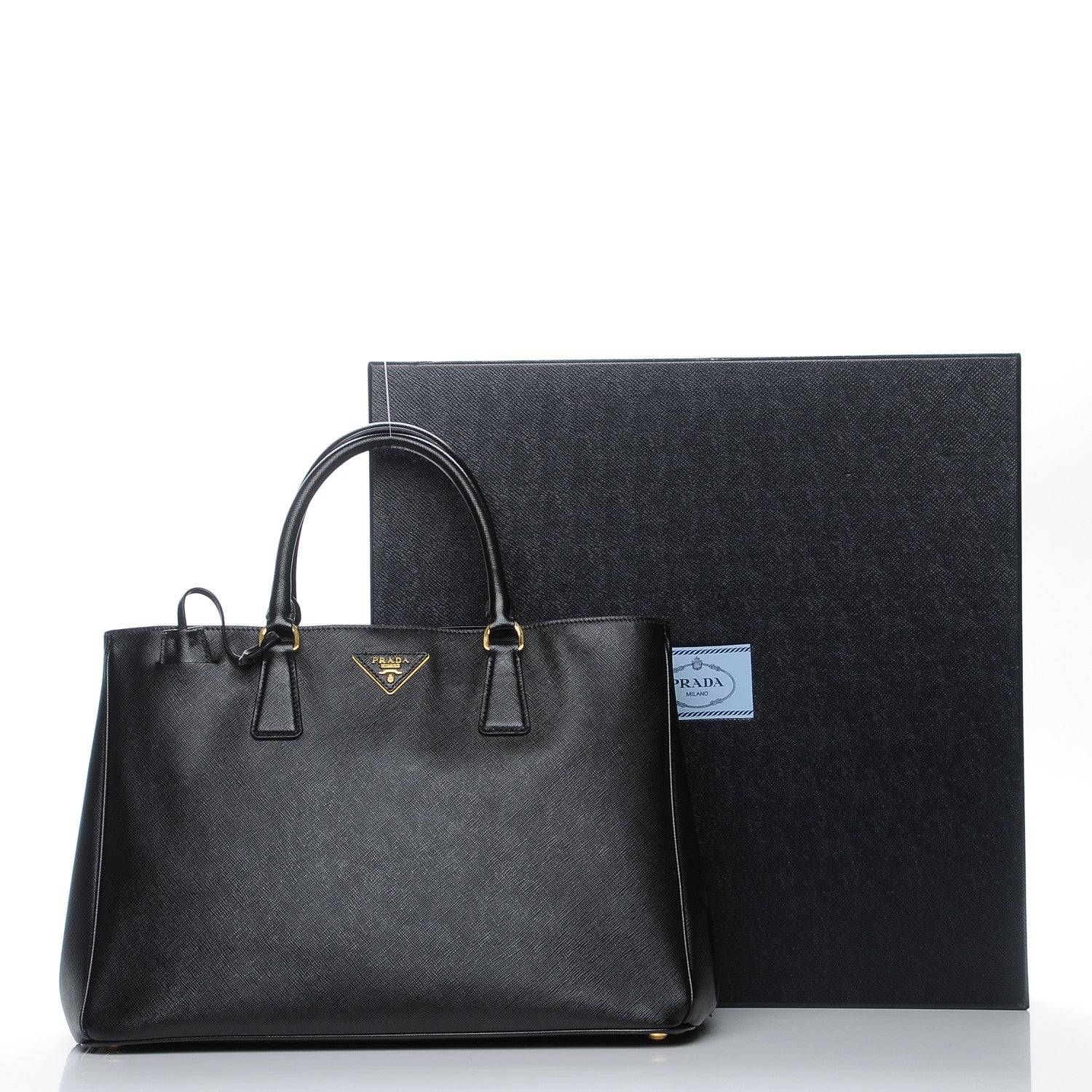Prada Saffiano Lux Large Tote Nero Black 9 of 9