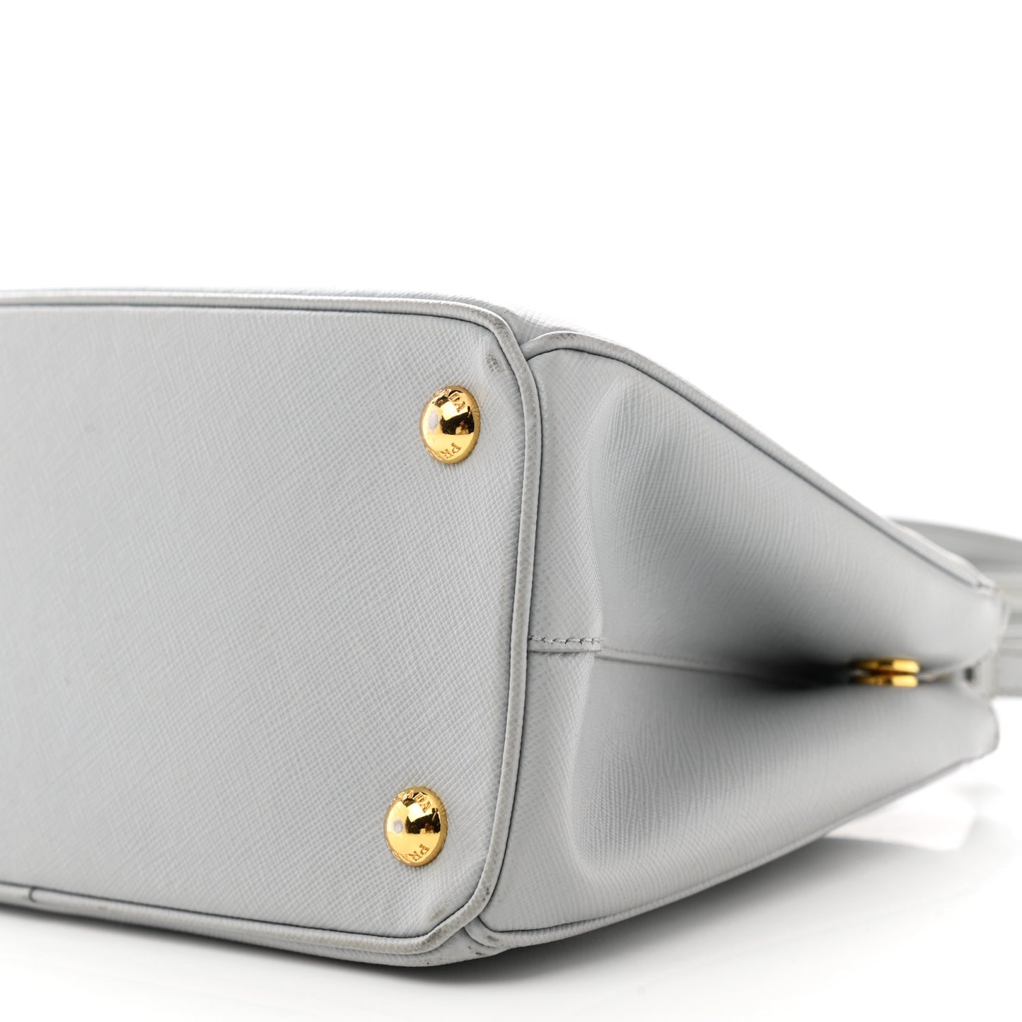 Saffiano Small Galleria Double Zip Tote Granito