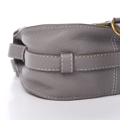 Chloe Calfskin Mini Marcie Round Crossbody Bag Cashmere Grey 8 of 10