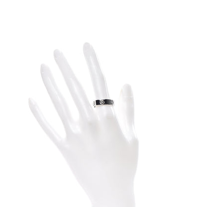 Cartier 18K White Gold 5.5mm LOVE Ring 57 8 2 of 4