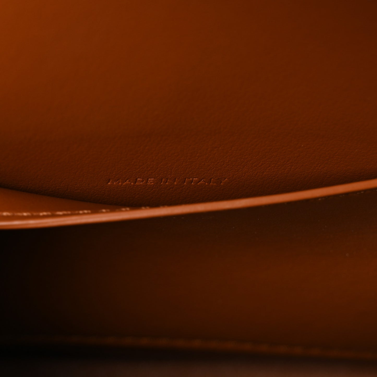 Smooth Calfskin Tabou Clutch On Strap Tan