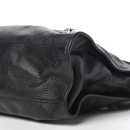 Balenciaga Chevre Silver Metallic Edge Hardware City Black 7 of 9