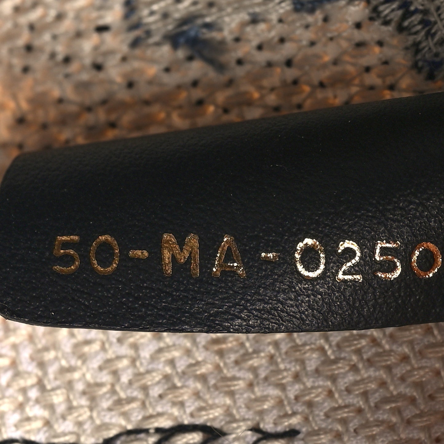 Canvas Embroidered Large Palm Tree Toile De Jouy Book Tote Blue