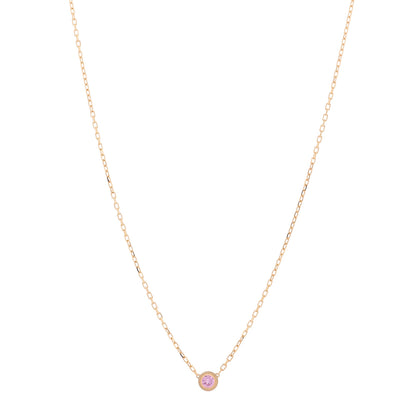 Cartier 18K Pink Gold Pink Sapphire D'Amour Pendant Necklace 1 of 7