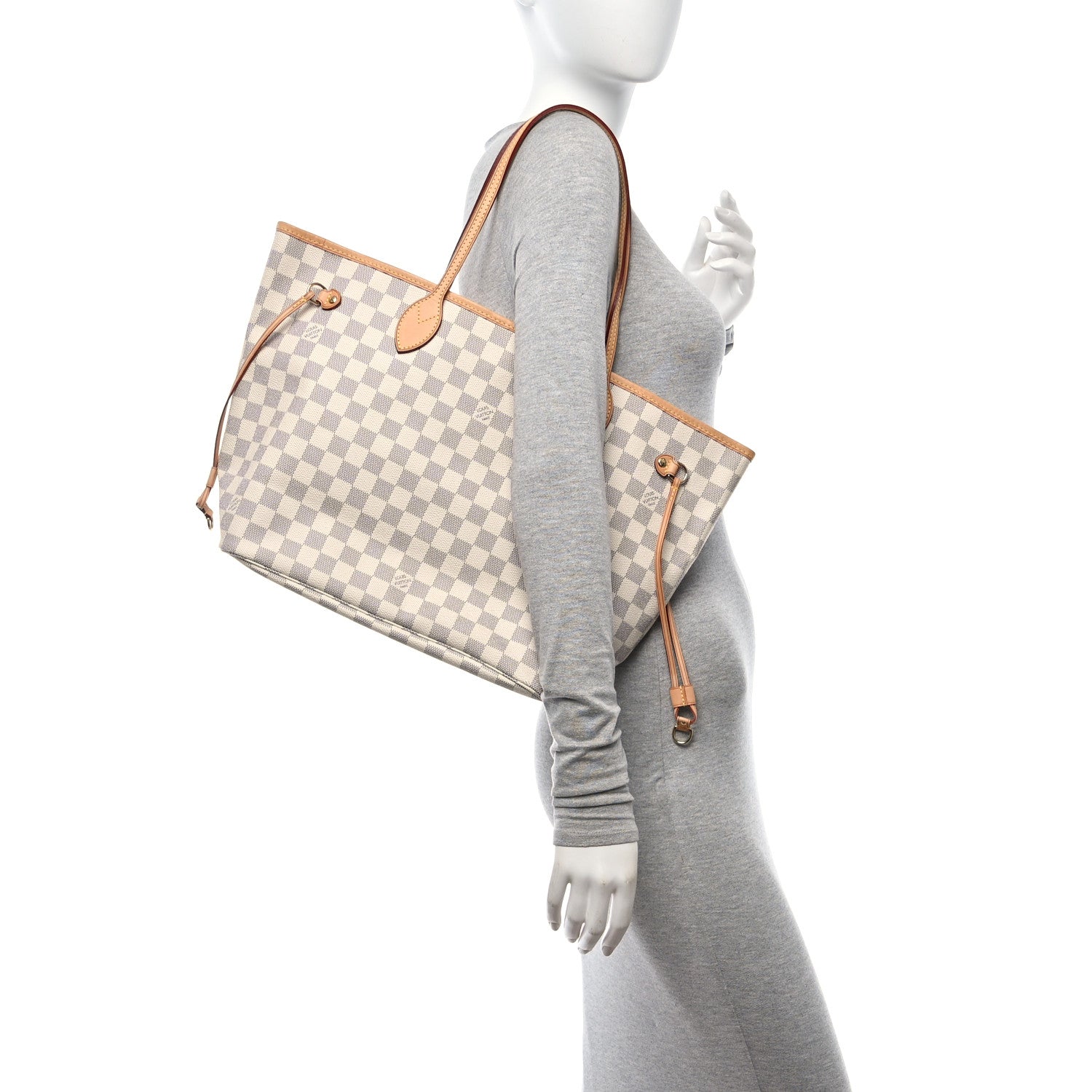 Louis Vuitton Damier Azur Neverfull MM 2 of 11