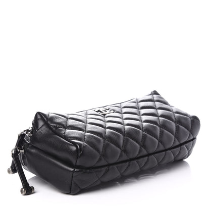 Chanel Calfskin Quilted Waist Bag Black 4 of 9