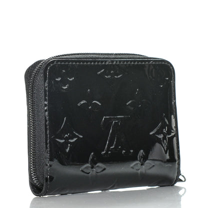 Louis Vuitton Vernis Zippy Coin Purse Wallet Noir Magnetique 3 of 6
