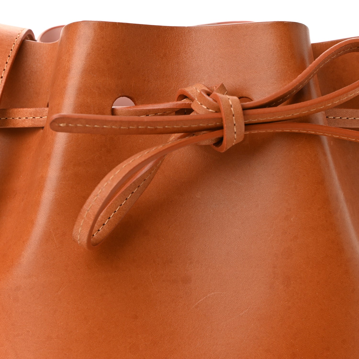 Mansur Gavriel Calfskin Mini Bucket Bag Cammello Rosa 8 of 16