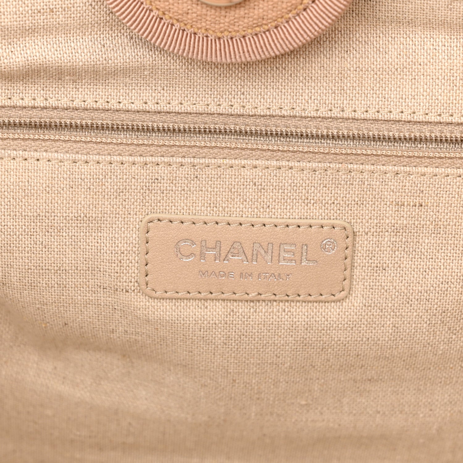 Chanel Mixed Fibers Small Deauville Tote Beige 7 of 13