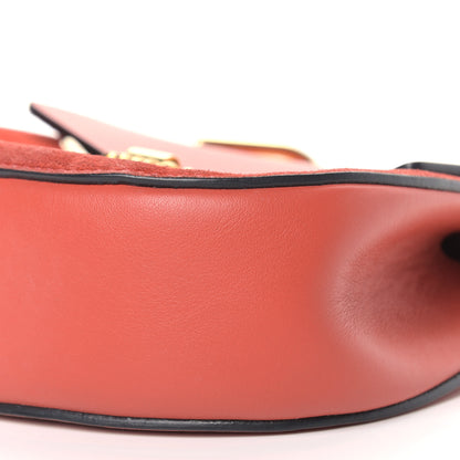Chloe Suede Smooth Calfskin Drew Shoulder Bag Poppy 8 of 10