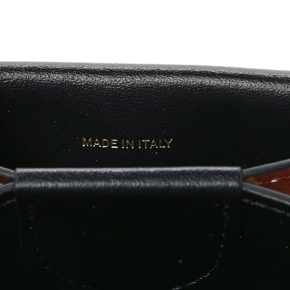 Burberry Calfskin Deer Printed Jessie Chain Card Case Malt Brown 8 of 11