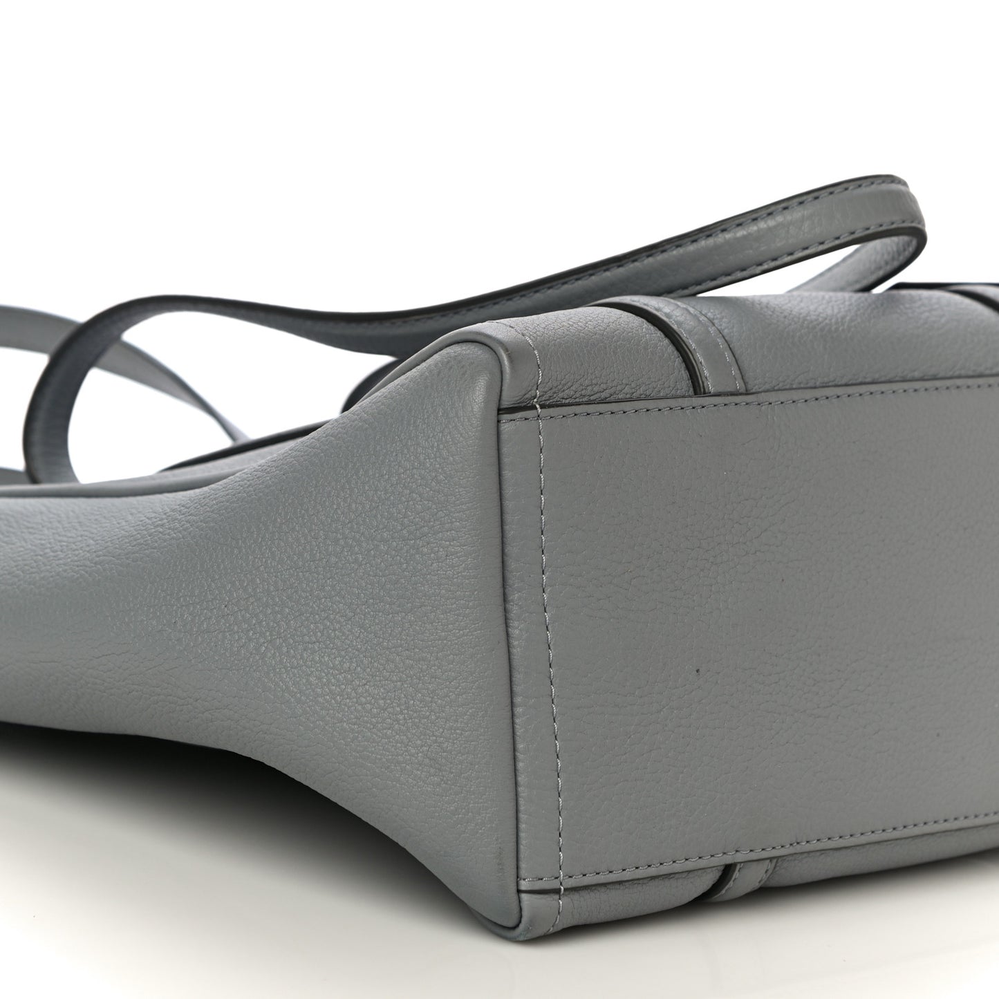 Grained Calfskin The Tag Tote Grey