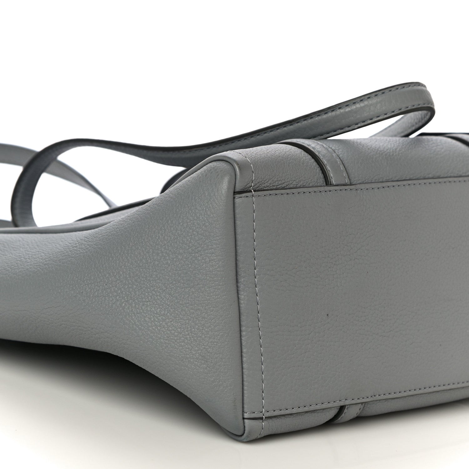 Marc Jacobs Grained Calfskin The Tag Tote Grey 7 of 11