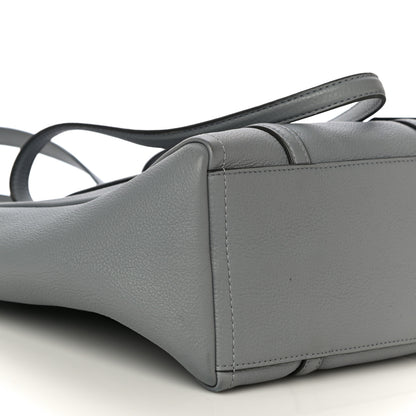 Marc Jacobs Grained Calfskin The Tag Tote Grey 7 of 11