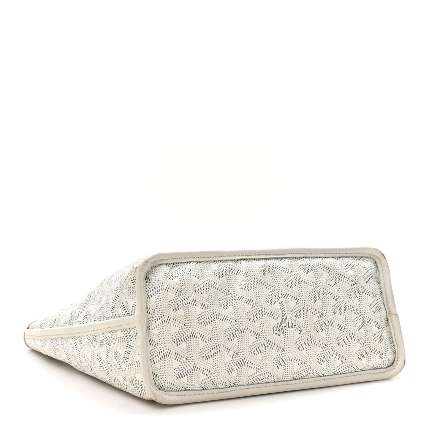 Goyardine Reversible Mini Anjou White