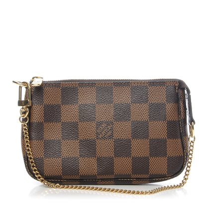 Louis Vuitton Damier Ebene Mini Pochette Accessories 1 of 7