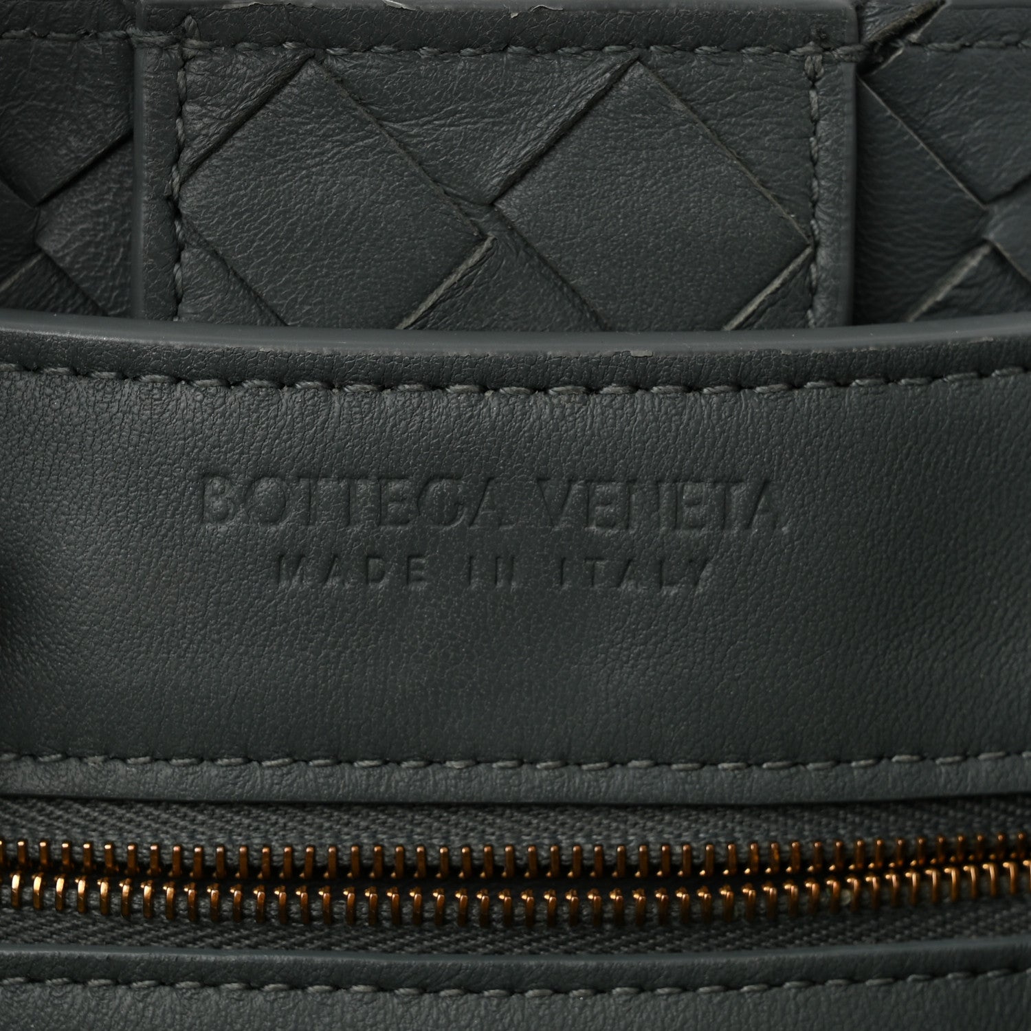 Bottega Veneta Nappa Intrecciato Medium Andiamo Shoulder Bag Slate 6 of 11
