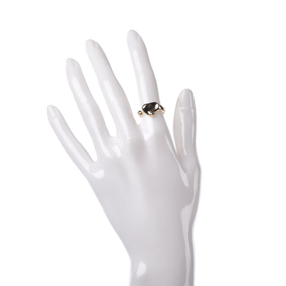 Tiffany 18K Yellow Gold Elsa Peretti Full Heart Ring 50 5.25 2 of 5