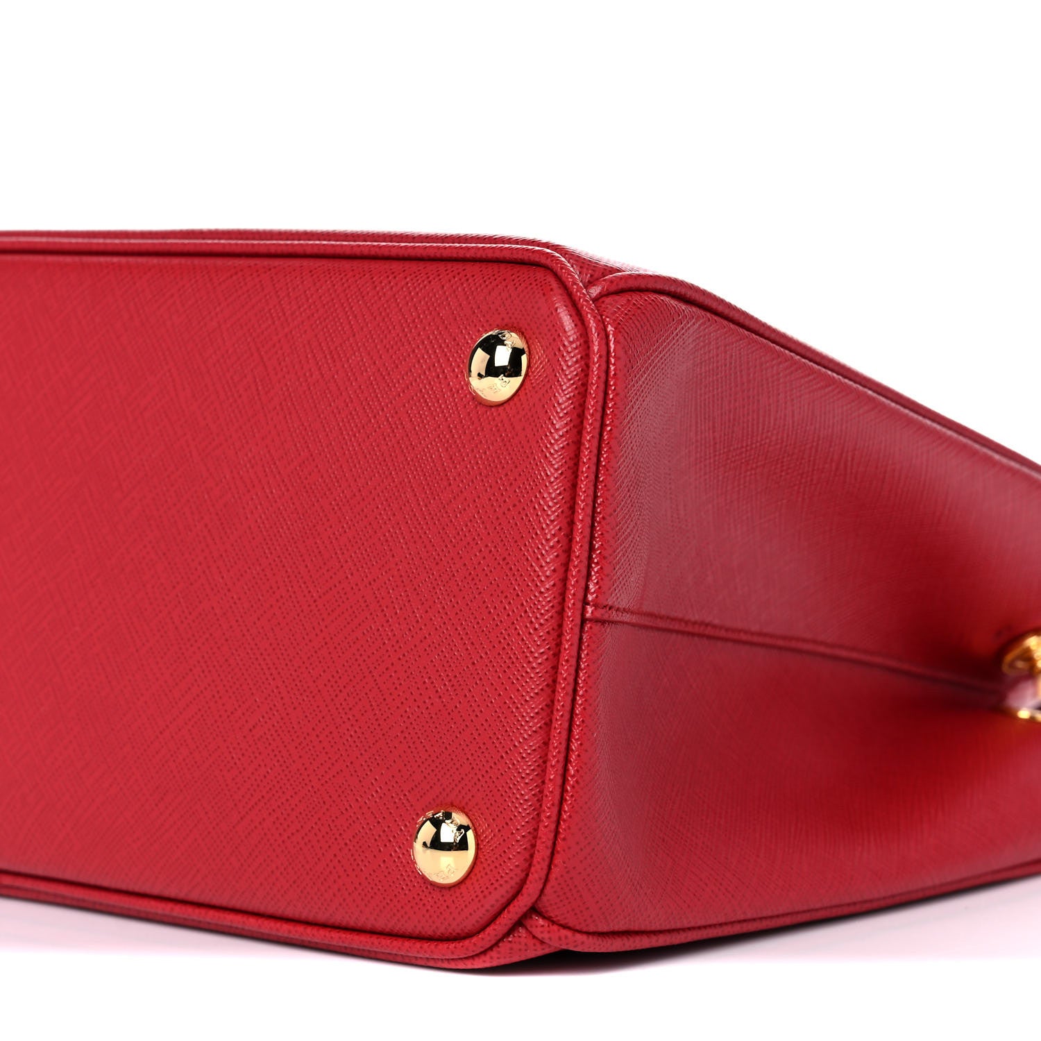 Prada Saffiano Small Galleria Double Zip Tote Fuoco 9 of 13