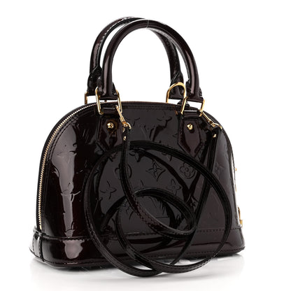 Louis Vuitton Vernis Alma BB Amarante 3 of 9