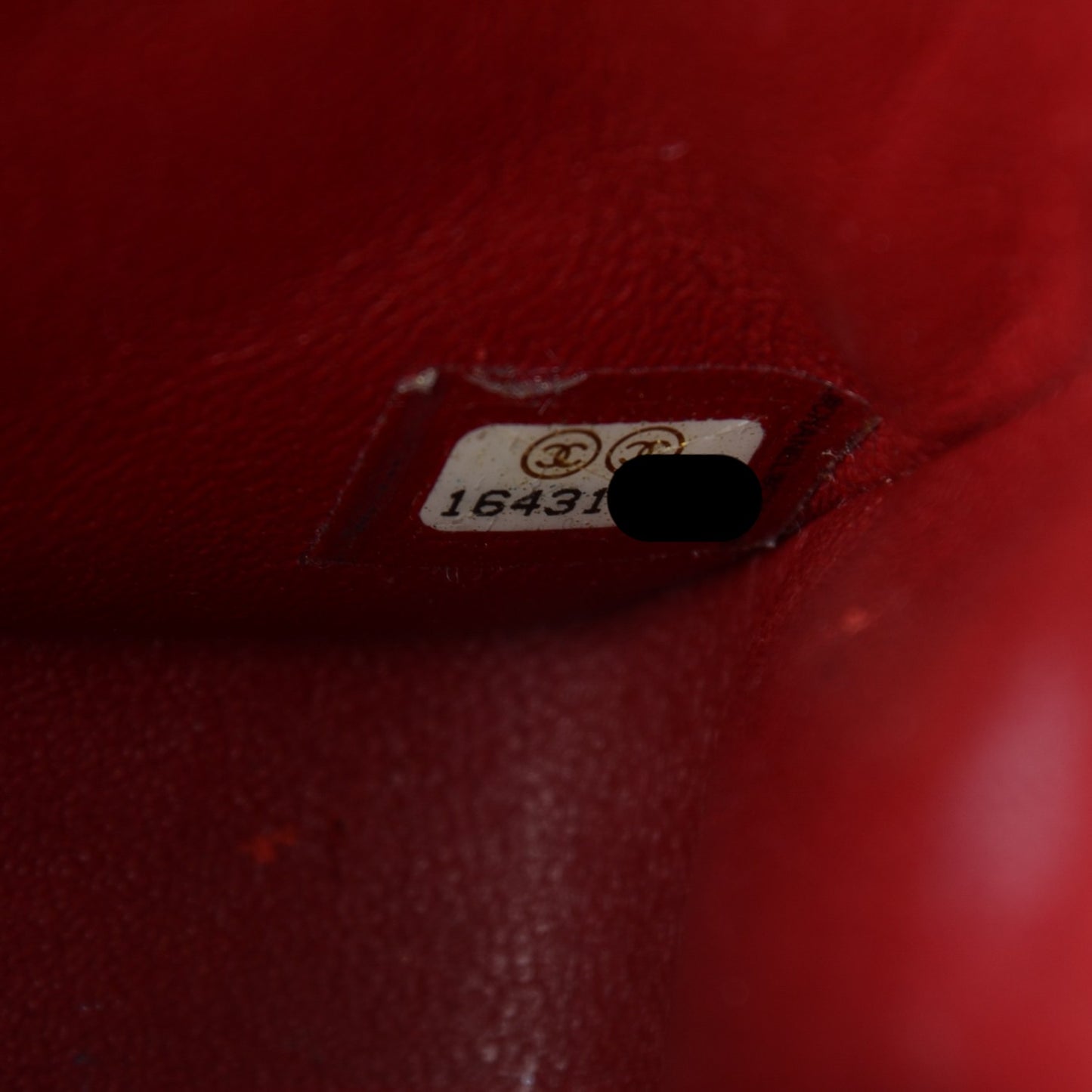Caviar Quilted Mini Square Flap Red