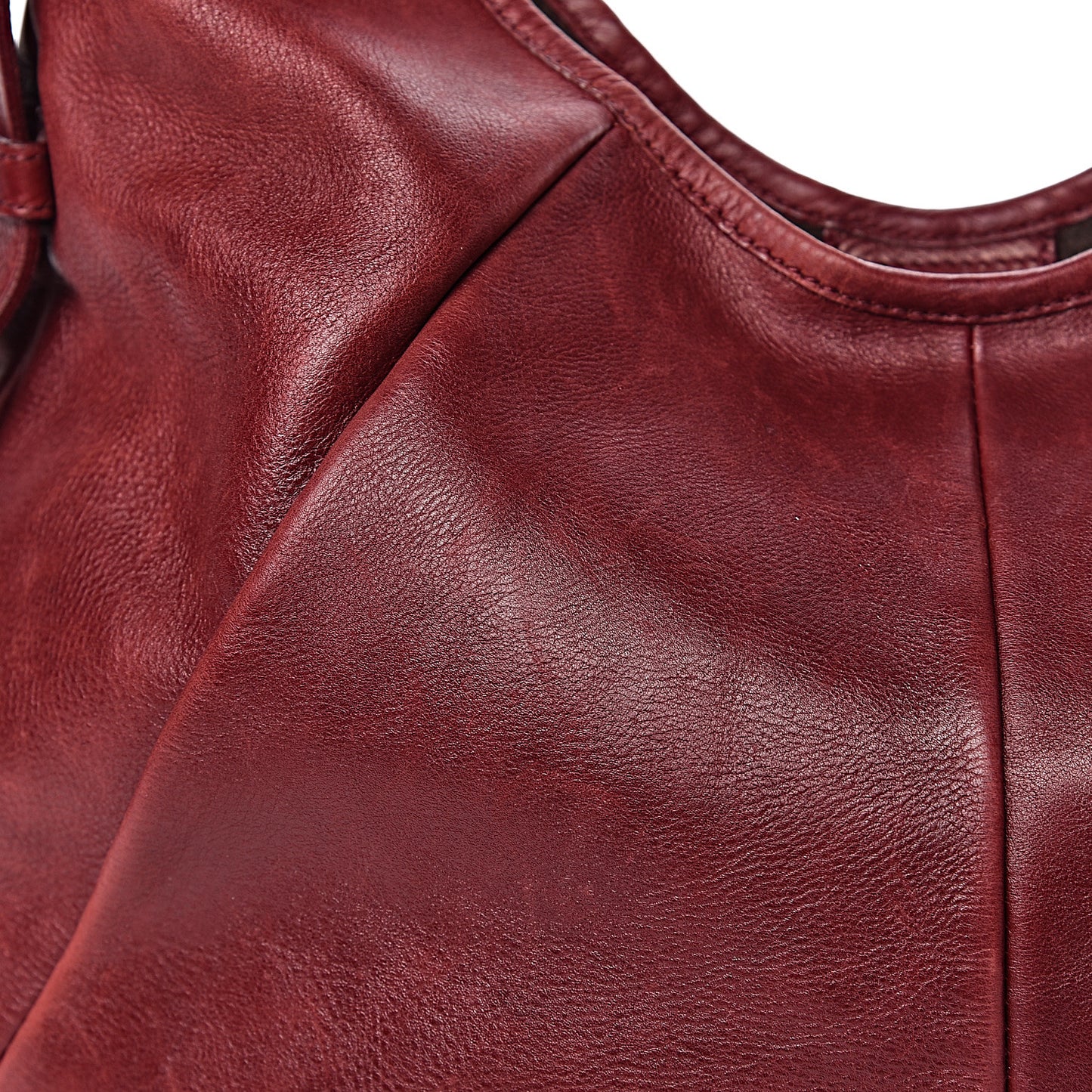 Buffalo Medium Mombasa Horn Bag Red