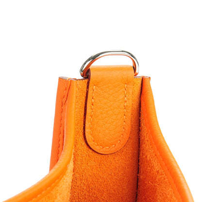 Hermes Togo Evelyne III PM Orange 10 of 12