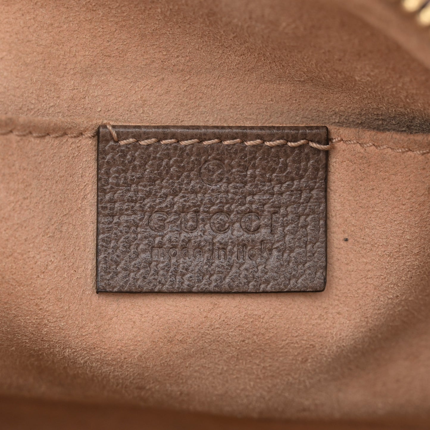 GG Supreme Monogram Web Mini Ophidia Shoulder Bag Brown