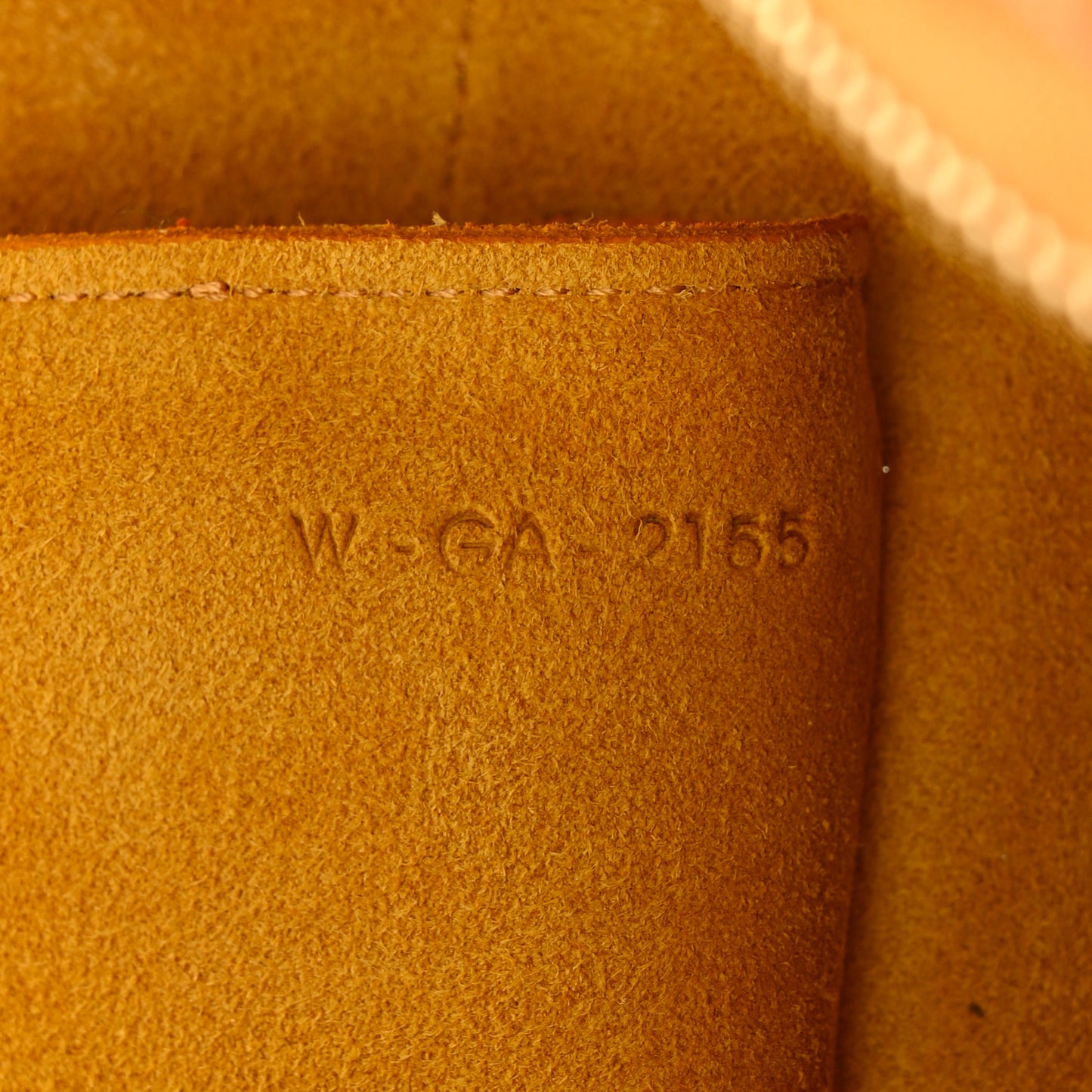 Grained Calfskin Mini Belt Bag Amber