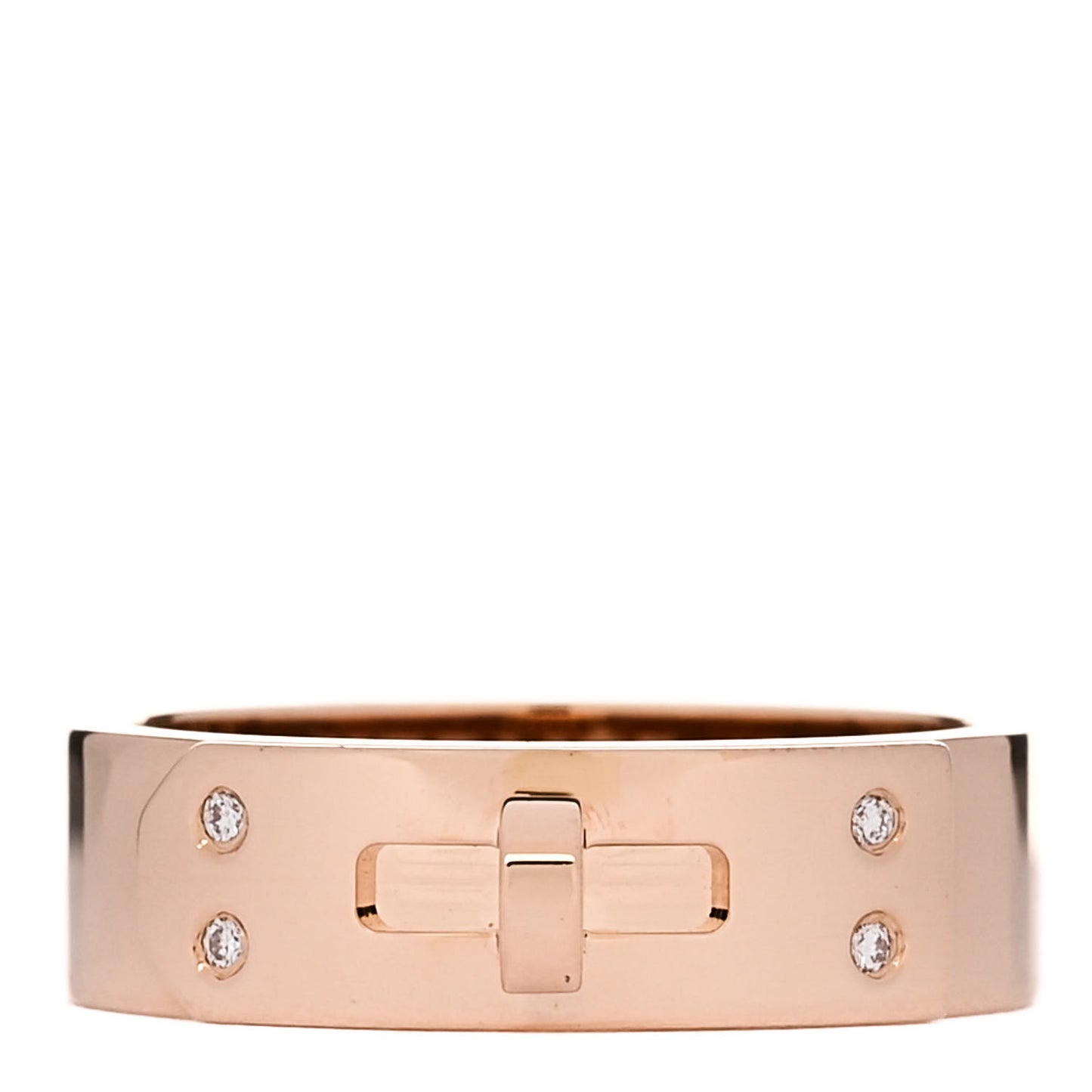 18K Rose Gold Diamond PM Kelly Ring 47 4