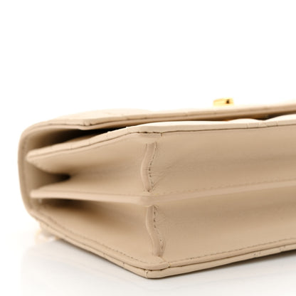 Christian Dior Lambskin Cannage Mini Miss Caro Bag Beige 13 of 15
